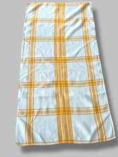 Toalha de cozinha vintage linho chá chalé núcleo piquenique retrô listrado amarelo EUA, usado comprar usado  Enviando para Brazil