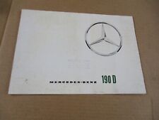 Mercedes 190 depliant usato  Italia