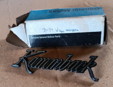 NOS 71 72 73 74 Vega station wagon Kammback emblema tampa traseira moldura acabamento cromado comprar usado  Enviando para Brazil