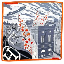 Foulard hermès space d'occasion  Paris VIII