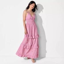 Women smocked maxi for sale  USA