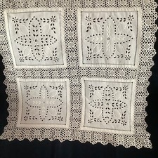 Antica tovaglia broderie usato  Montegrosso d'Asti