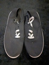 Ladies black plimsolls for sale  NORTHALLERTON