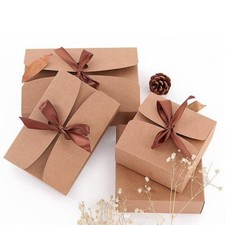 10 peças caixas rústicas tamanho grande bolo Kraft presente coração doces festa de casamento 12cm comprar usado  Enviando para Brazil