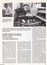 Lincoln logs toying for sale  SHREWSBURY