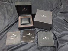 Caixa de relógio vintage genuína Tag Heuer madeira couro livreto preto 250415004yA comprar usado  Enviando para Brazil