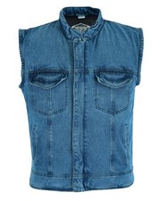 Denim waistcoat motorbike for sale  NOTTINGHAM
