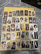 Lote de 10 tarjetas aleatorias de cigarrillos/tabaco de celebridades/famosas/películas/radio años 1920-30 segunda mano  Embacar hacia Mexico