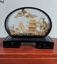 Scultura diorama cinese usato  Zandobbio