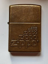 Briquet zippo brass d'occasion  Expédié en Belgium