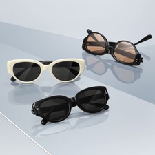 Óculos de sol retrô polarizado olho de gato UV 400 moderno elegante feminino masculino comprar usado  Enviando para Brazil