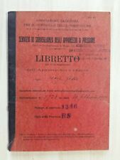 Libretto alambicco ditta usato  Roe Volciano