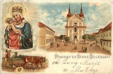 Używany, Pozdrav ze Stare Boleslavi - Litho -647810 na sprzedaż  Wysyłka do Poland