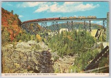 Sault Ste. Marie Ontario Canada Greeting Vintage Postcard Agawa Canyon Tour na sprzedaż  Wysyłka do Poland