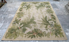 Tapete Aubusson Vintage Estilo Francês Feito à Mão, Tapete Agulha 6x9 pés Frete Grátis, usado comprar usado  Enviando para Brazil