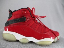 Usado, Tênis Jordan 6 anéis masculino 8 vermelho academia basquete Michael alça de ar alta média comprar usado  Enviando para Brazil