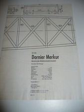 Dornier merkur bauplan gebraucht kaufen  Bernau