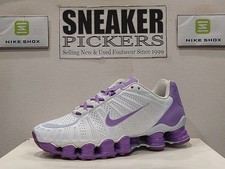 Nike Feminino Shox TLX Running - 488344 150 - Branco / Roxo - Tamanho: 8 - RARO! comprar usado  Enviando para Brazil