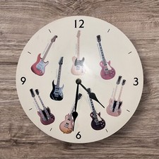 Rock guitarists clock for sale  WOTTON-UNDER-EDGE