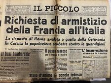 Giornale piccolo trieste usato  Italia