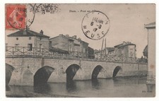 Cpa étain pont d'occasion  Dieue-sur-Meuse