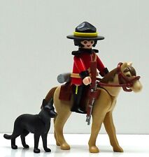 POLICE MONTÉE CANADIENNE Playmobil À Cheval Canada Carabine Western RAR comprar usado  Enviando para Brazil