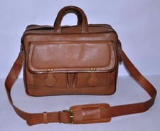 Usado, " Grande marrom natural couro mensageiro saco bolsa de ombro bolsa de laptop masculino comprar usado  Enviando para Brazil