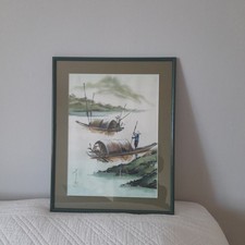 Peinture soie vietnam d'occasion  Évreux