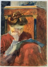 Tableau petite aquarelle d'occasion  Paris IX