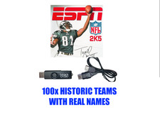 ESPN NFL 2K5 Lista Equipes Históricas Nomes Reais Desbloqueado Original Xbox USB + Cabo, usado comprar usado  Enviando para Brazil