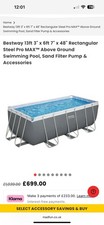 Bestway 13ft 6ft for sale  PRESTON