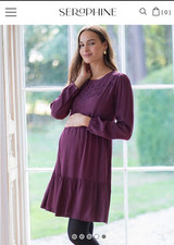 Seraphine plum embroidered for sale  CANTERBURY