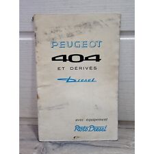 Peugeot 404 diesel d'occasion  Castelnau-d'Auzan