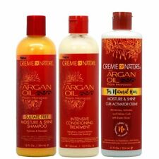 Creme of Nature Óleo de Argan Xampu, Tratamento, Creme Ativador de Cacho Brilhante comprar usado Creme of Nature Óleo de Argan Xampu, Tratamento, Creme Ativador de Cacho Brilhante comprar usado  Enviando para Brazil