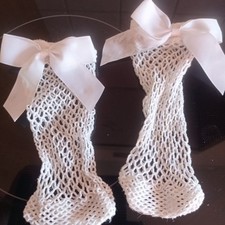 Netzsöckchen weiß schleifen gebraucht kaufen  Nürnberg