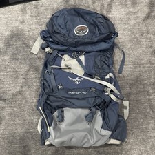 Mochila de caminhada Osprey Aether 70L masculina grande azul meia-noite cinto quadril compressão comprar usado  Enviando para Brazil
