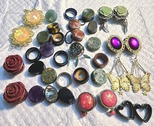 Gemstone tunnel ear for sale  Mesa