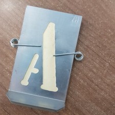 Stampini traforati lettere usato  Vinadio