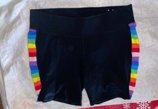Shorts de ioga LIVI Lane Bryant PRIDE Collection arco-íris bicicleta plus size 30/32 comprar usado  Enviando para Brazil