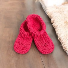 Red crochet croc for sale  GRAYS