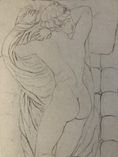 Large drawing 19th d'occasion  Expédié en Belgium