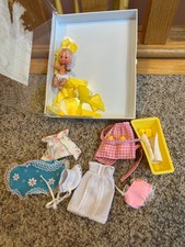 Lote de sabonete pato vintage 3" loira Mattel Barbie irmãzinha menina boneca e banheira comprar usado  Enviando para Brazil