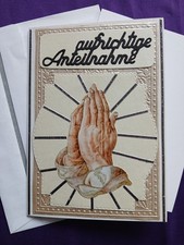 Trauerkarte handarbeit gebraucht kaufen  Offenburg