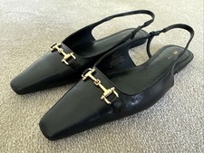 Slingpumps leder 39 gebraucht kaufen  Bremen