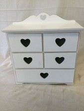 White five drawer for sale  EVESHAM
