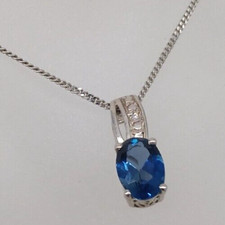 Blue topaz gemstone for sale  Charleston