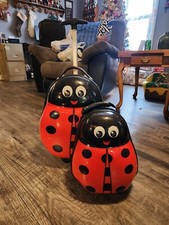 Conjunto de 2 peças Heys Luggage Travel Tots Ladybug. Mala e mochila comprar usado  Enviando para Brazil
