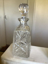 Cut glass decanter for sale  ILMINSTER