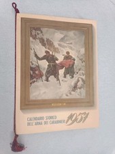 Calendario carabinieri 1957 usato  Terlizzi