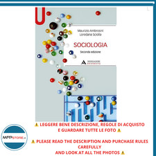 Libro sociologia ambrosini usato  Bovolone